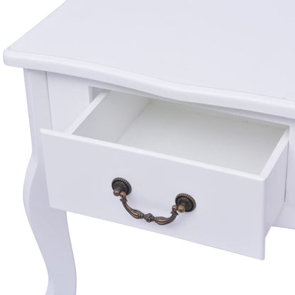Nattbord Sengbord Hvit