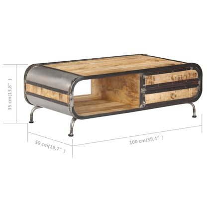 Salongbord Sofabord Tre Heltre Mango 100x50x35 cm