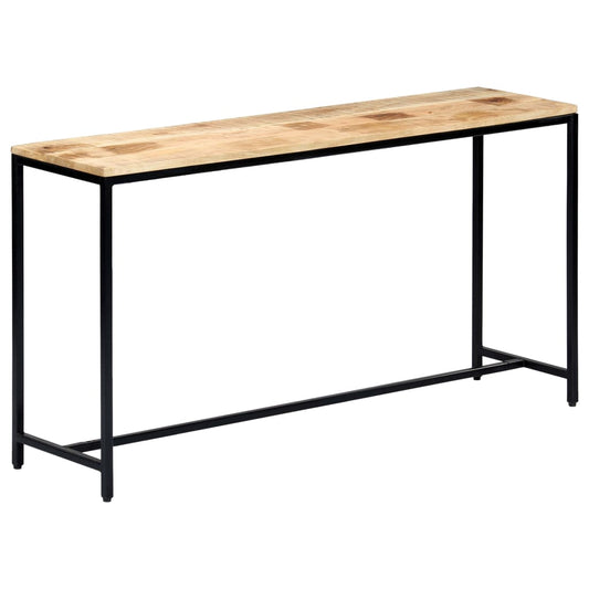 Avlastningsbord Konsollbord Tre 140x35x76 cm grov heltre mango