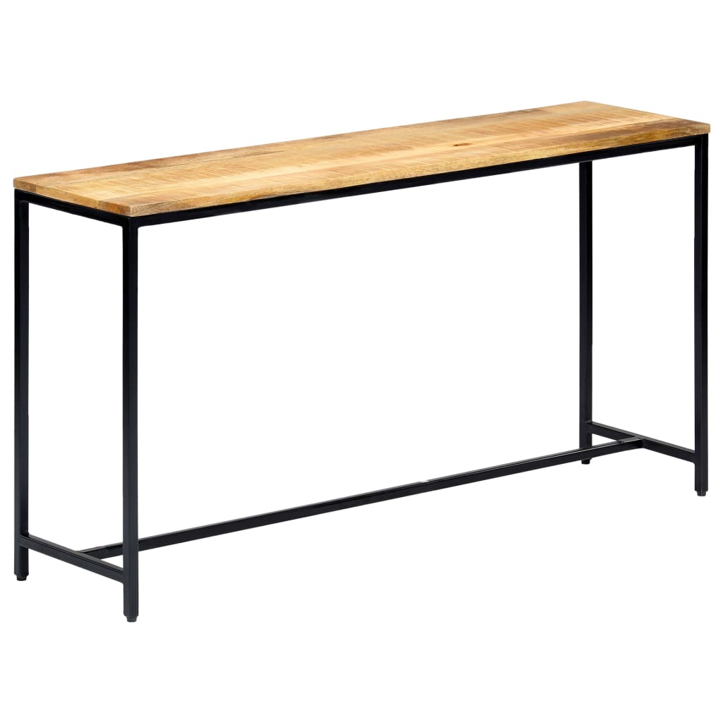 Avlastningsbord Konsollbord Tre 140x35x76 cm grov heltre mango