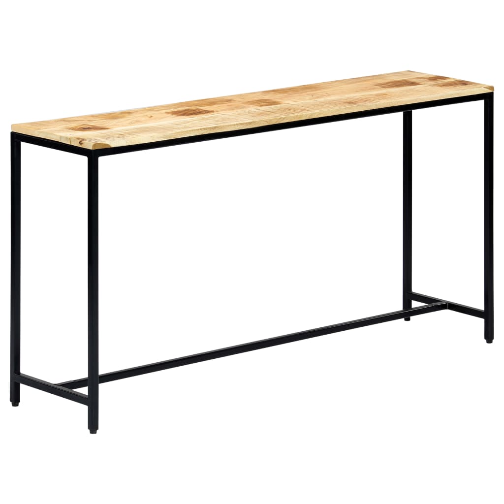 Avlastningsbord Konsollbord Tre 140x35x76 cm grov heltre mango