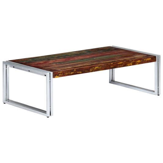 Salongbord Sofabord Tre Gjenvunnet Heltre 120x60x35 cm