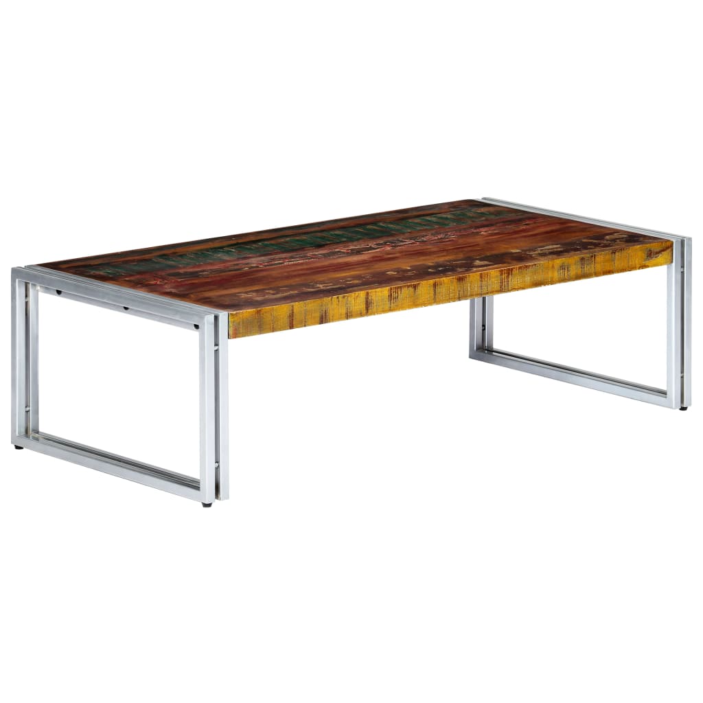 Salongbord Sofabord Tre Gjenvunnet Heltre 120x60x35 cm