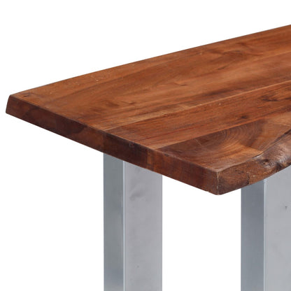 Avlastningsbord Konsollbord Tre 115x35x76 cm heltre akasie