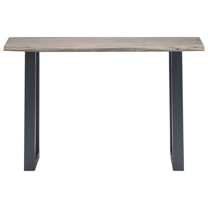 Avlastningsbord Konsollbord Grå 115x35x76 cm heltre akasie