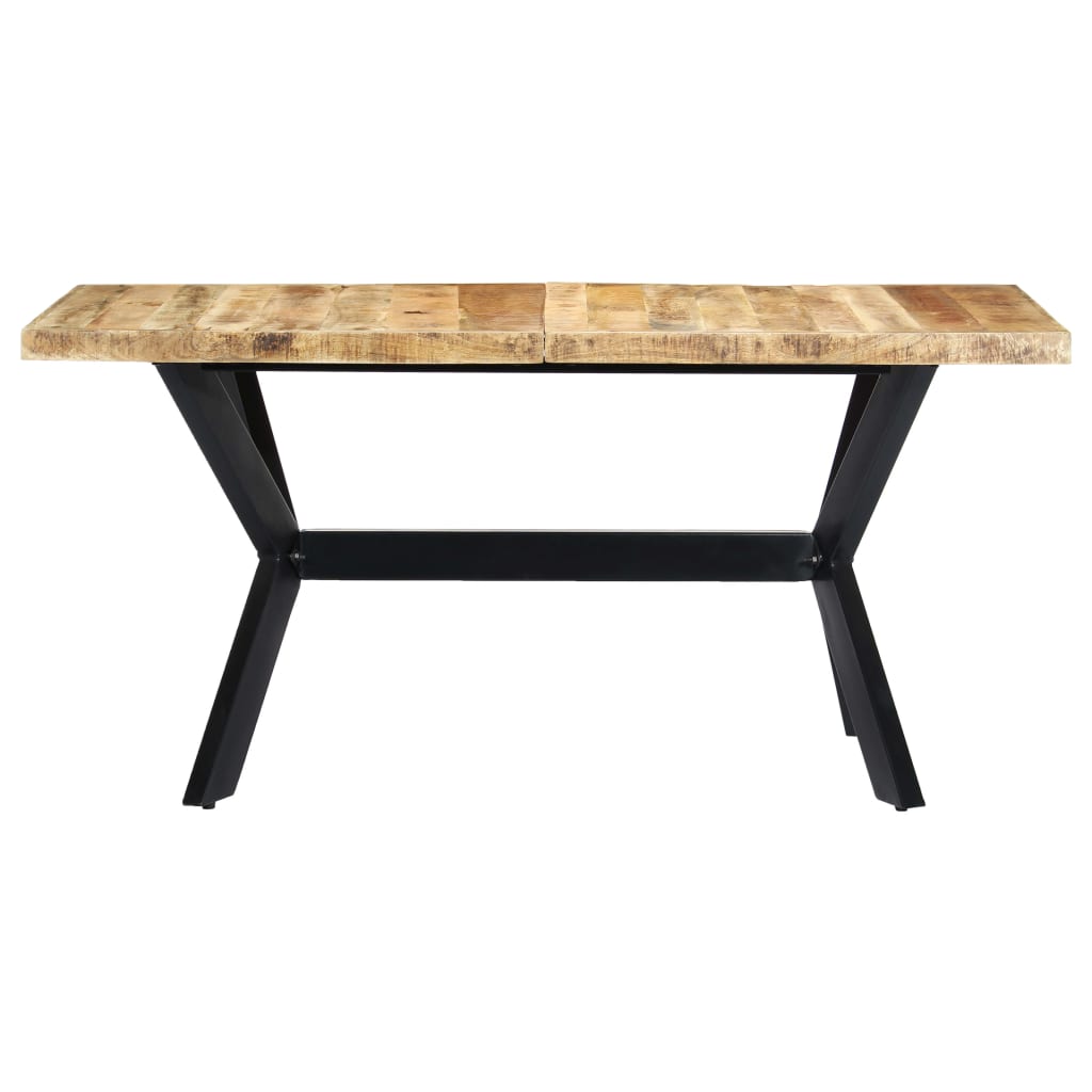 Spisebord Kjøkkenbord Tre 160x80x75 cm grov heltre mango