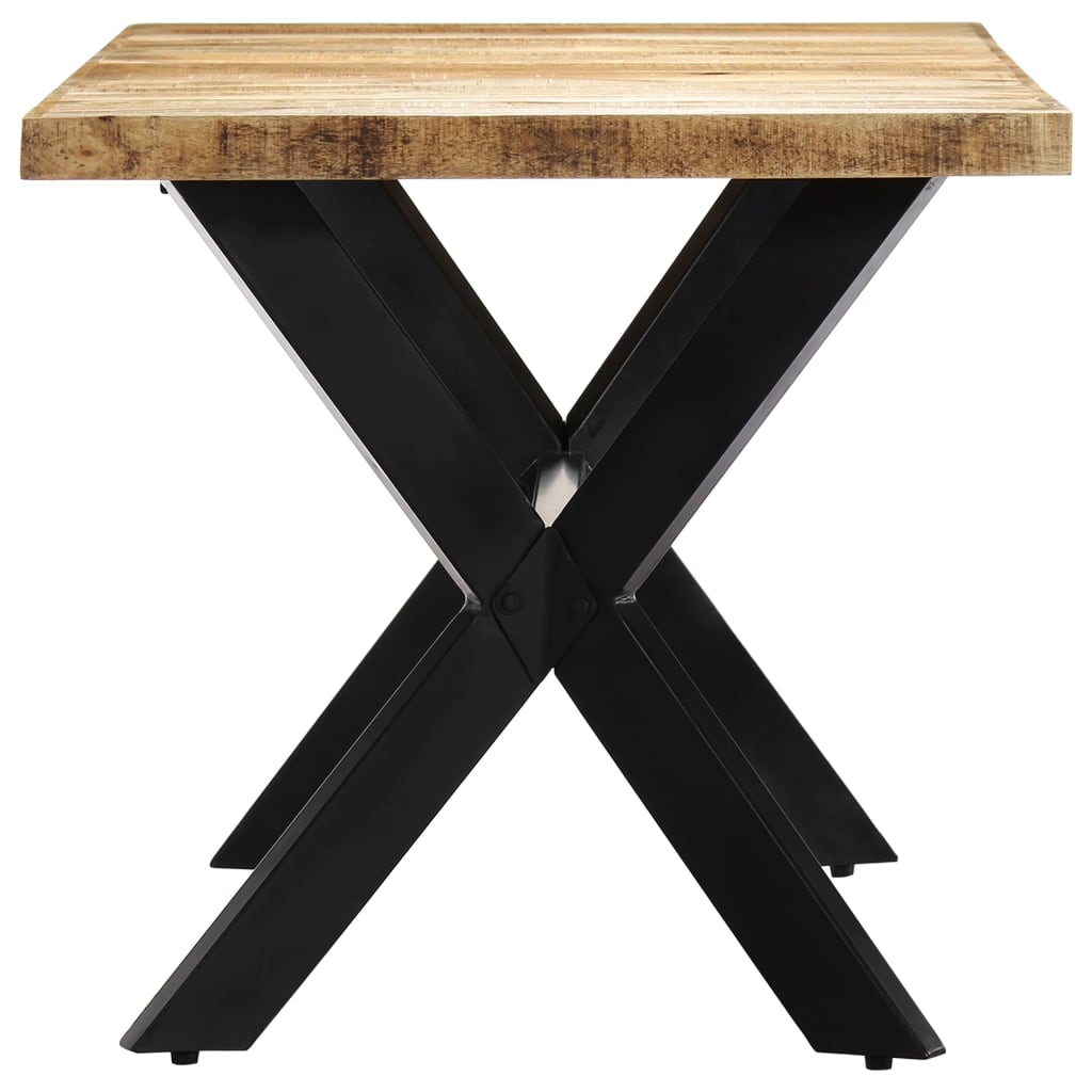 Spisebord Kjøkkenbord Tre 160x80x75 cm grov heltre mango