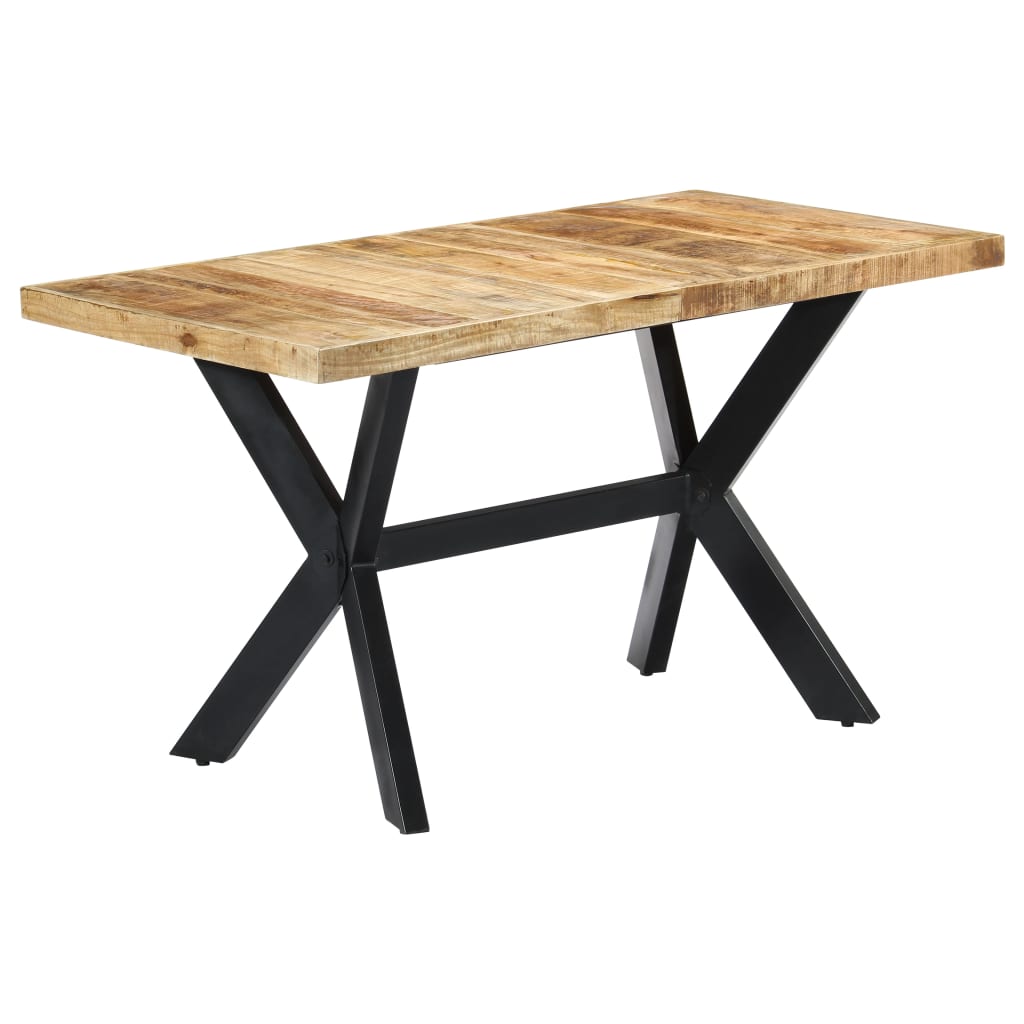 Spisebord Kjøkkenbord Tre 140x70x75 cm grov heltre mango