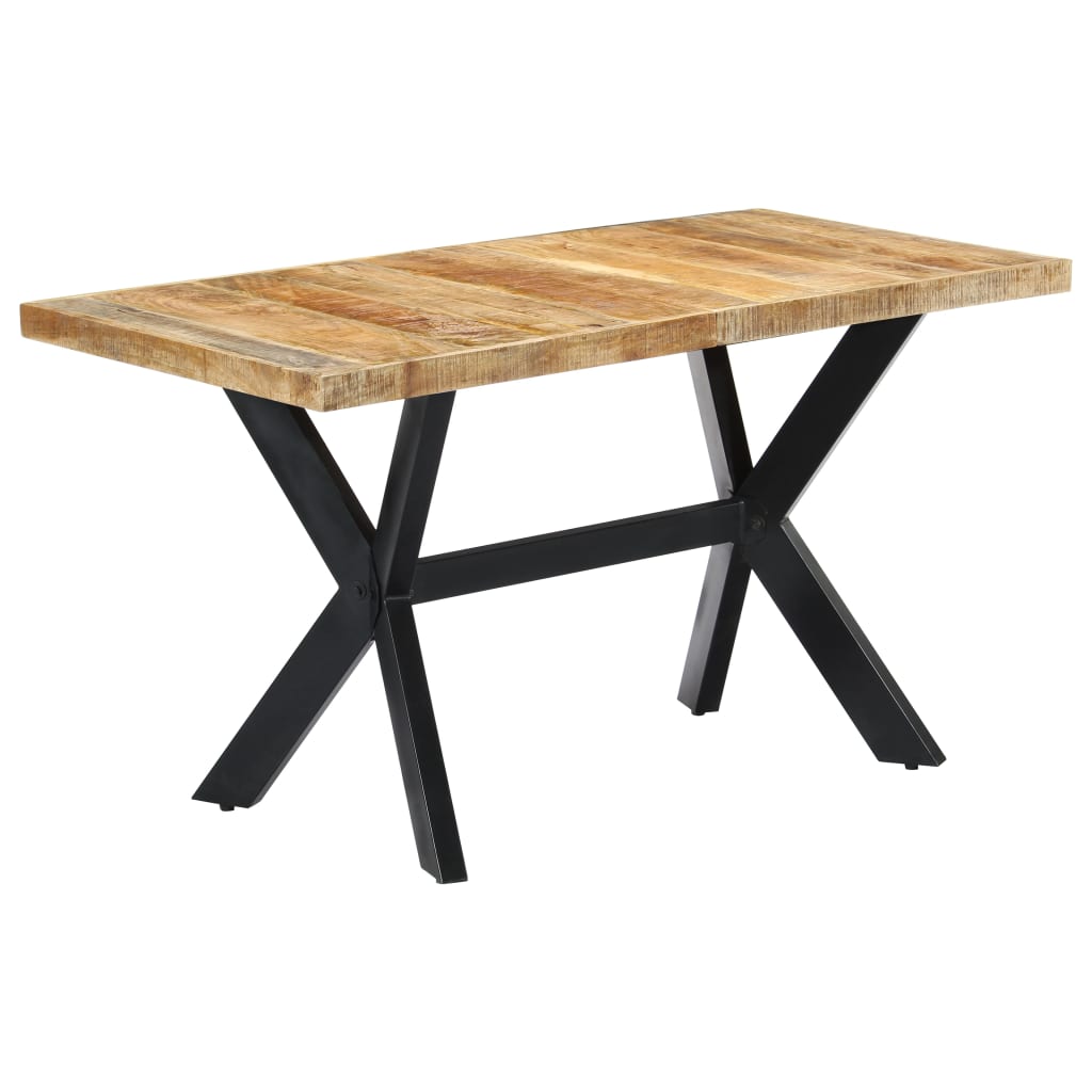 Spisebord Kjøkkenbord Tre 140x70x75 cm grov heltre mango