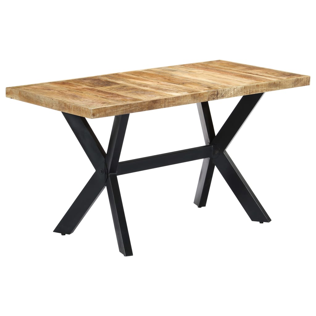 Spisebord Kjøkkenbord Tre 140x70x75 cm grov heltre mango
