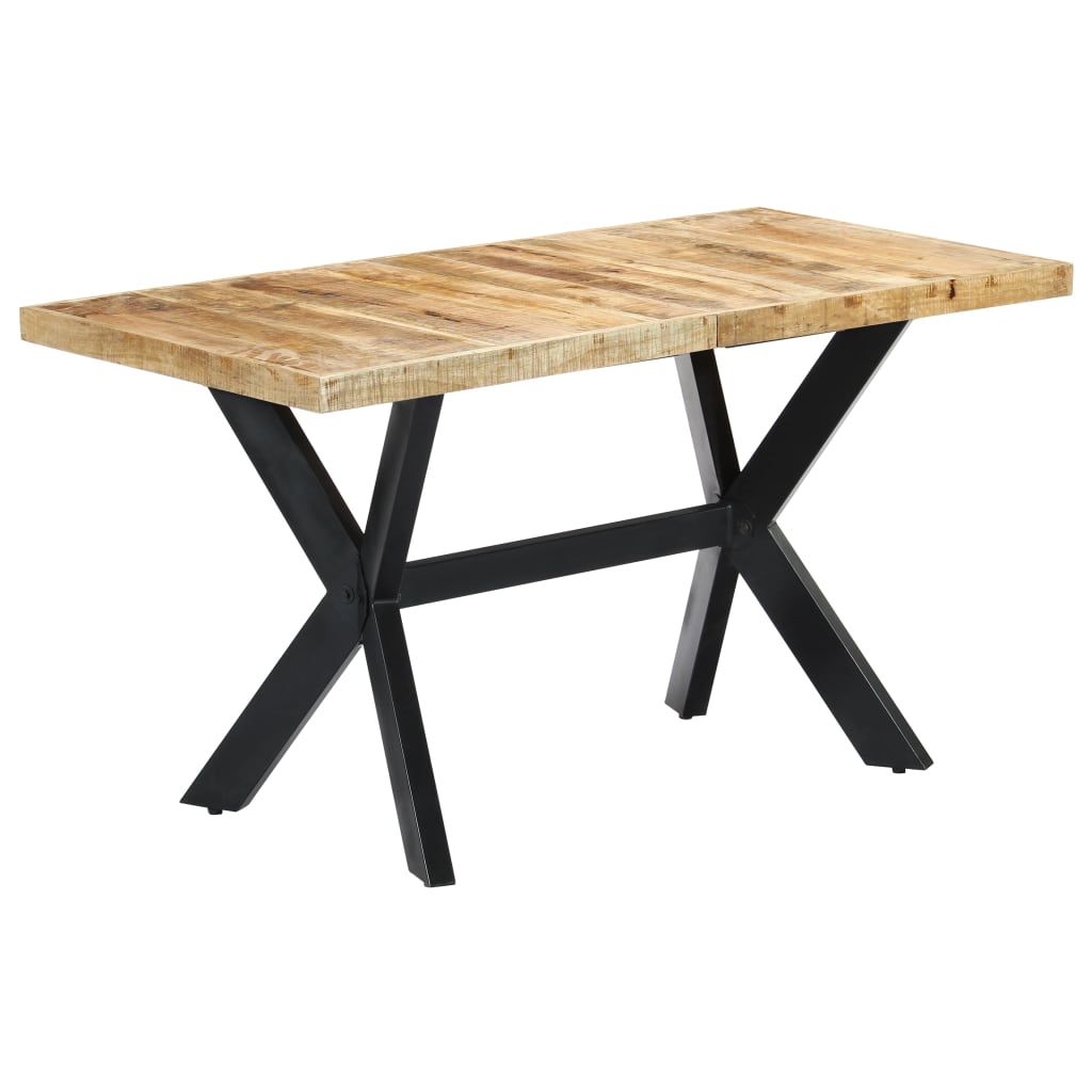 Spisebord Kjøkkenbord Tre 140x70x75 cm grov heltre mango