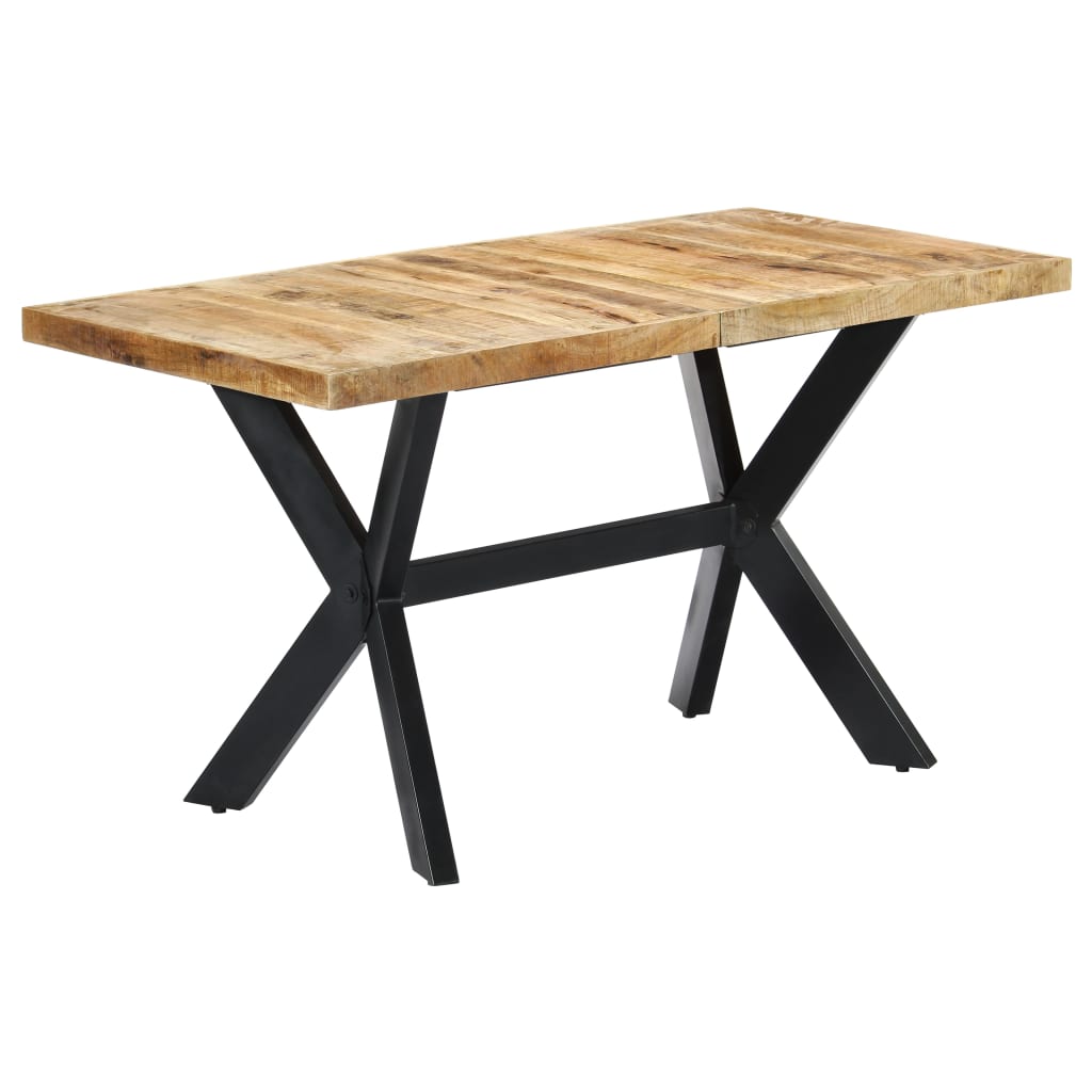 Spisebord Kjøkkenbord Tre 140x70x75 cm grov heltre mango