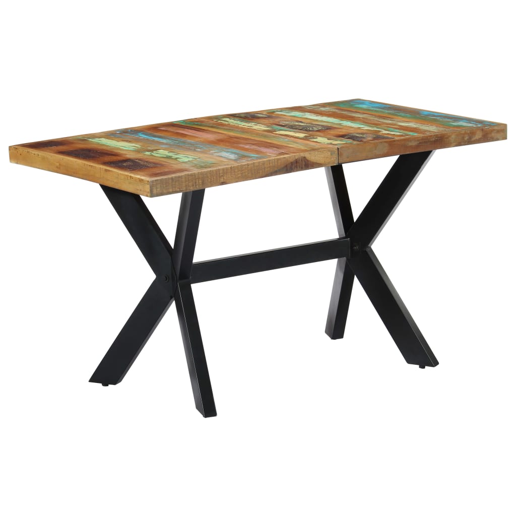 Spisebord Kjøkkenbord Tre 140x70x75 cm gjenvunnet heltre