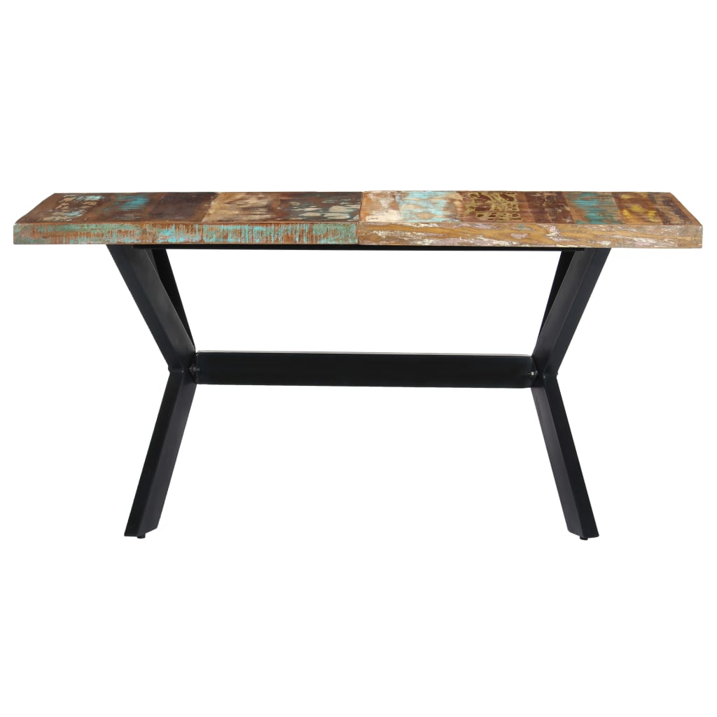 Spisebord Kjøkkenbord Tre 140x70x75 cm gjenvunnet heltre