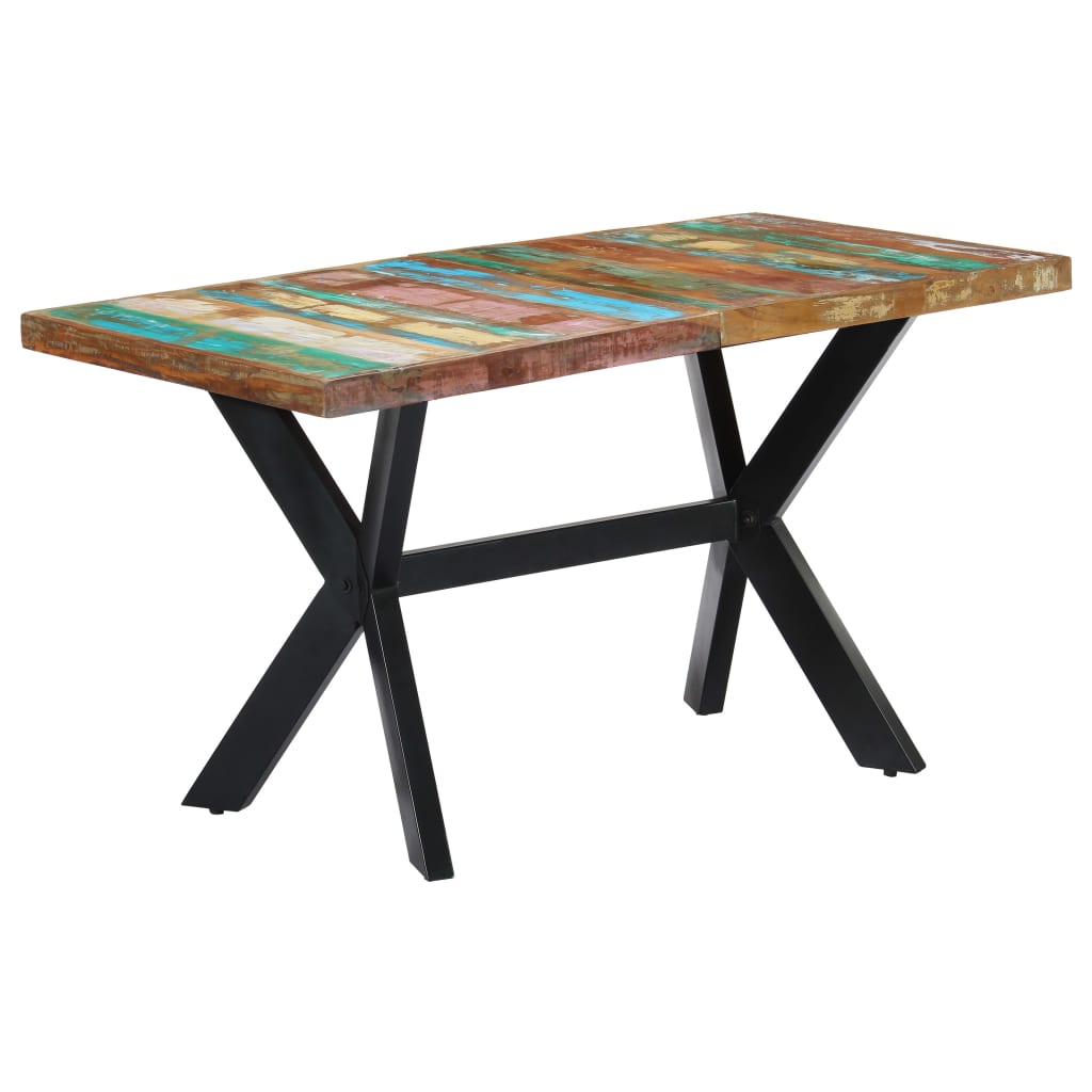 Spisebord Kjøkkenbord Tre 140x70x75 cm gjenvunnet heltre