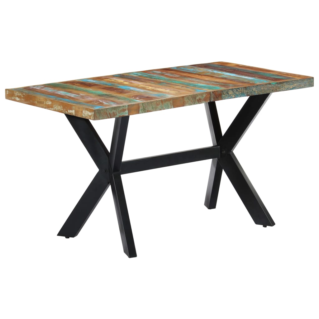Spisebord Kjøkkenbord Tre 140x70x75 cm gjenvunnet heltre