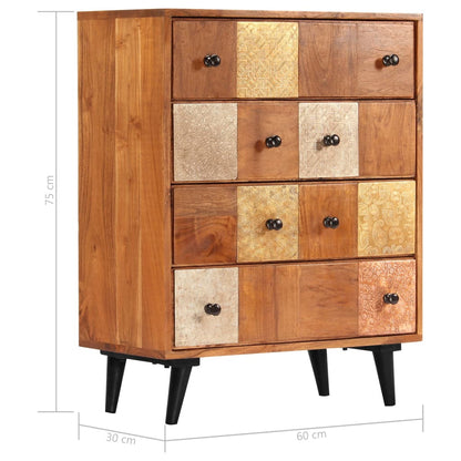 Kommode Tre 60x30x75 cm heltre akasie