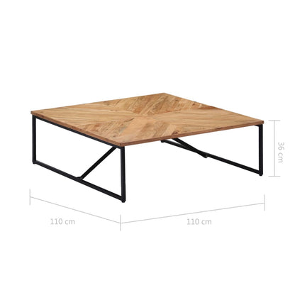 Salongbord Sofabord Tre heltre akasie 110x110x36 cm