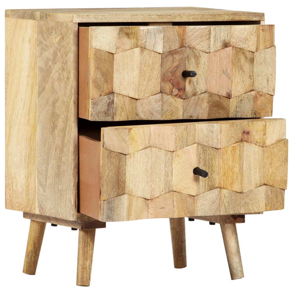 Nattbord Sengbord Tre heltre mangotre 40x30x50 cm