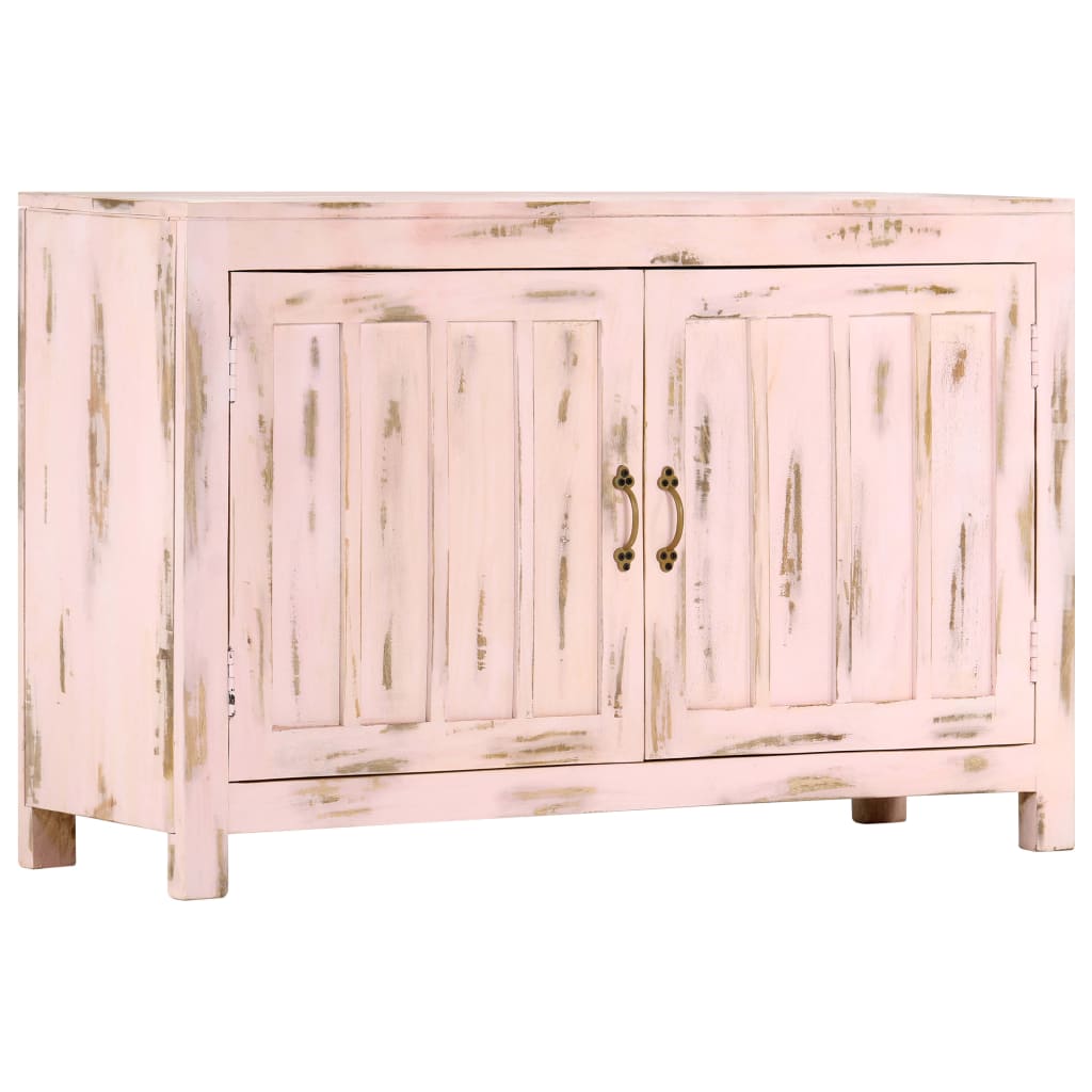 Skjenk Tre lyserosa 110x35x70 cm heltre mango