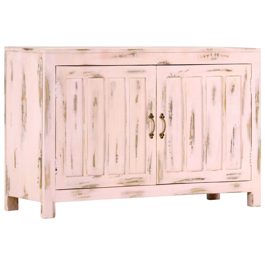 Skjenk Tre lyserosa 110x35x70 cm heltre mango