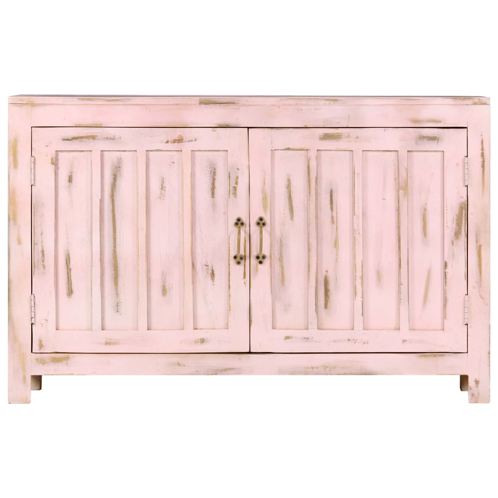 Skjenk Tre lyserosa 110x35x70 cm heltre mango