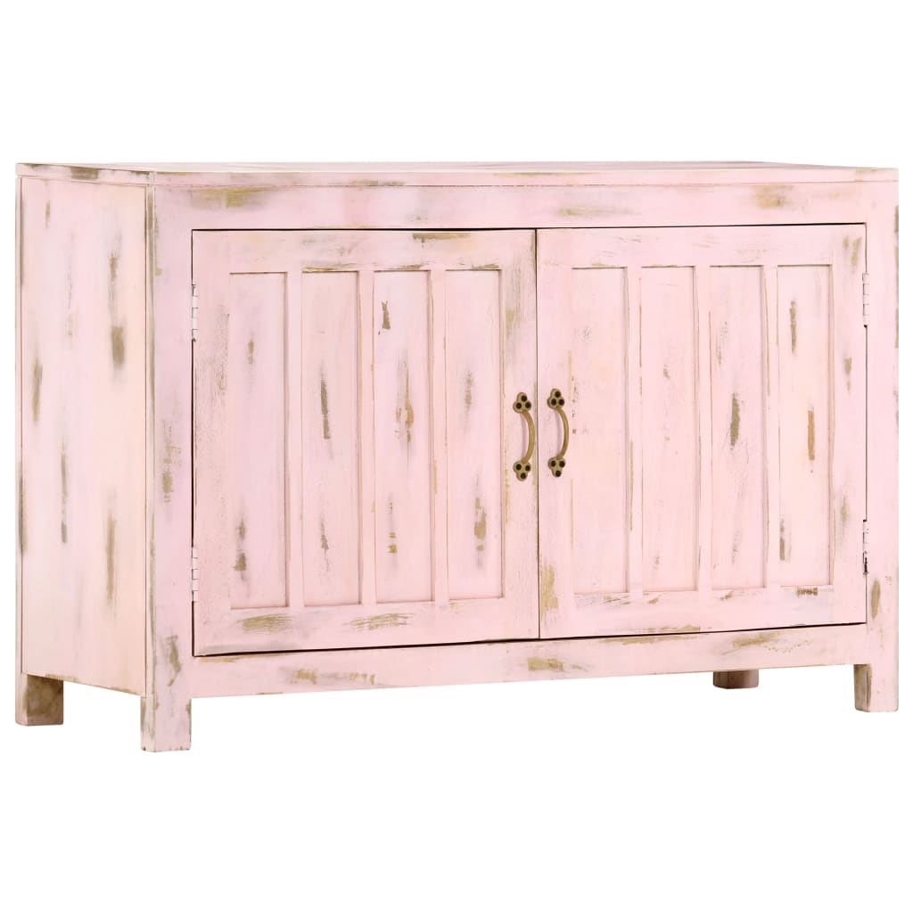 Skjenk Tre lyserosa 110x35x70 cm heltre mango