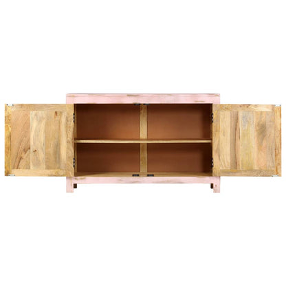 Skjenk Tre lyserosa 110x35x70 cm heltre mango