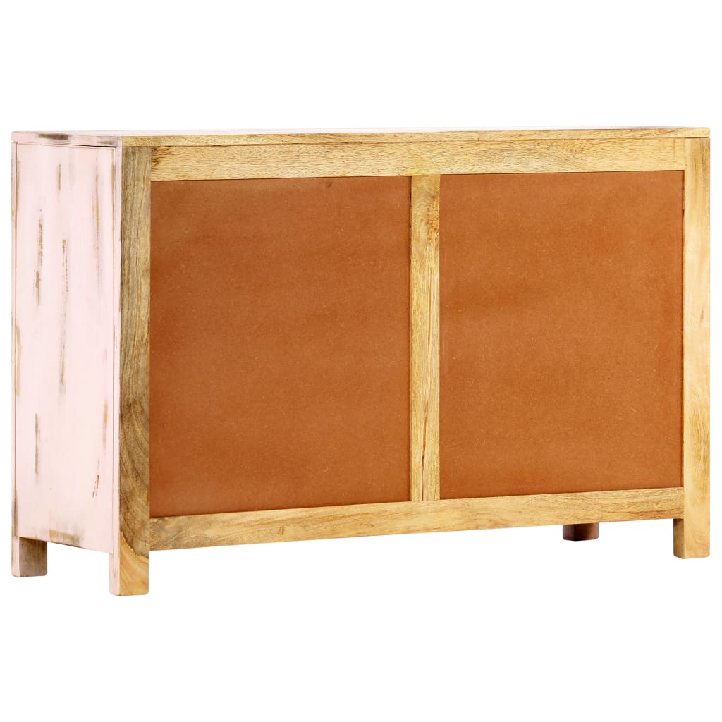 Skjenk Tre lyserosa 110x35x70 cm heltre mango