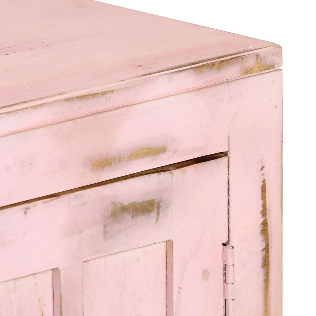 Skjenk Tre lyserosa 110x35x70 cm heltre mango