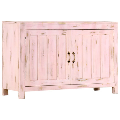 Skjenk Tre lyserosa 110x35x70 cm heltre mango
