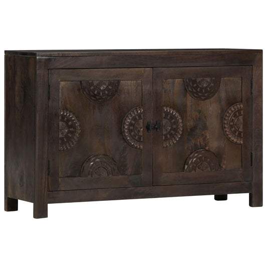 Skjenk Tre med utskåret design 110x35x70 cm heltre mango