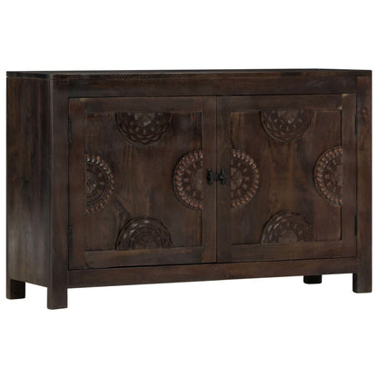 Skjenk Tre med utskåret design 110x35x70 cm heltre mango