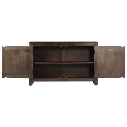 Skjenk Tre med utskåret design 110x35x70 cm heltre mango
