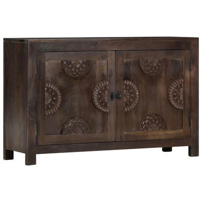 Skjenk Tre med utskåret design 110x35x70 cm heltre mango