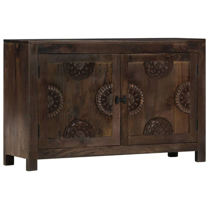 Skjenk Tre med utskåret design 110x35x70 cm heltre mango