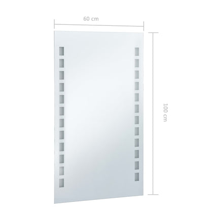 Baderomsspeil LED 60x100 cm
