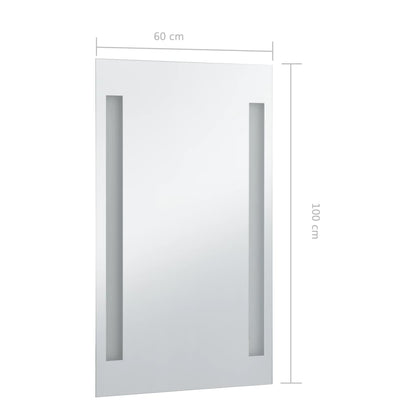 Baderomsspeil LED 60x100 cm