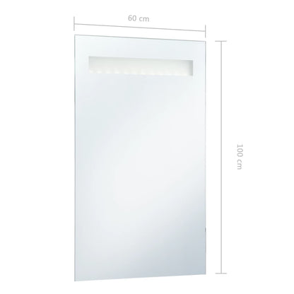 Baderomsspeil LED 60x100 cm