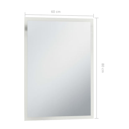 Baderomsspeil LED 60x80 cm