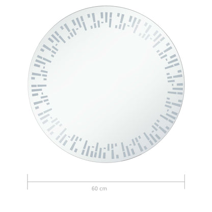 Baderomsspeil LED 60 cm