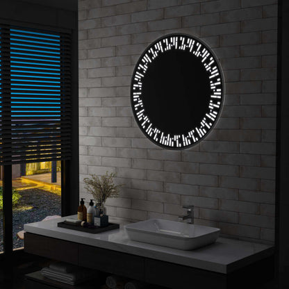 Baderomsspeil LED 80 cm