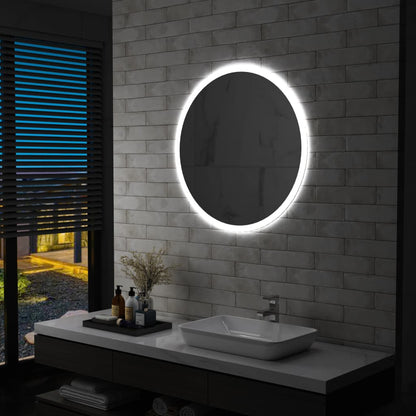 Baderomsspeil LED-speil til bad 80 cm