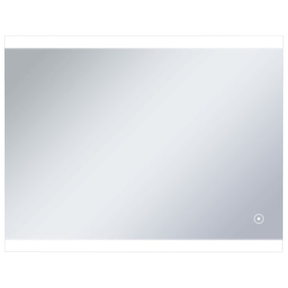 Baderomsspeil LED med berøringssensor 80x60 cm