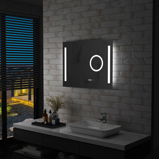 Baderomsspeil LED med berøringssensor 80x60 cm