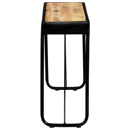 Avlastningsbord Konsollbord Tre 140x35x76 cm grov heltre mango