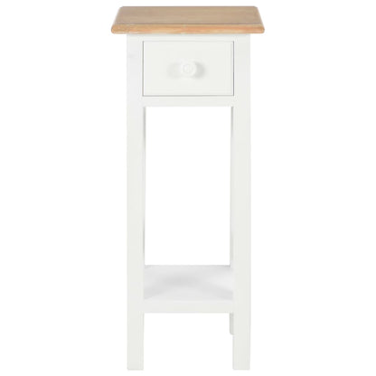Sidebord Hvit 27x27x65,5 cm tre