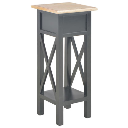 Sidebord Svart 27x27x65,5 cm tre
