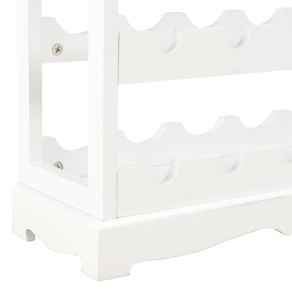 Vinstativ Vinhylle Hvit 70x22,5x70,5 cm