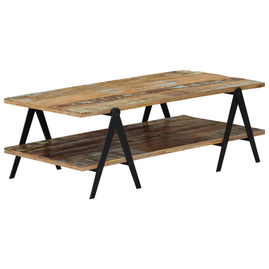 Salongbord Sofabord Tre Gjenvunnet Heltre 115x60x40 cm